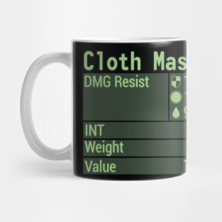 Cloth Mask Stats Mug
